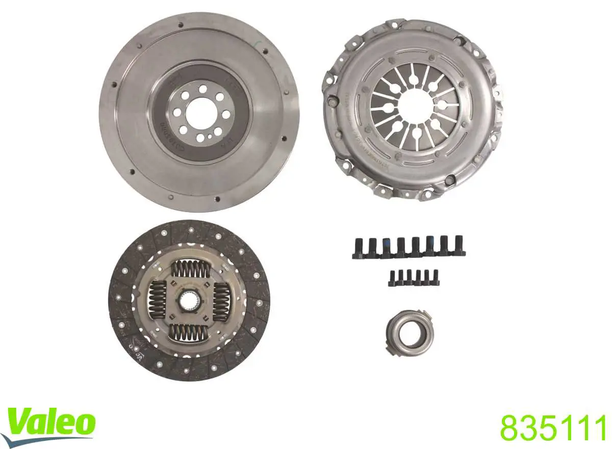 Zestaw sprzęgła (3 części) VALEO 835111 cena, od 814,08 USD