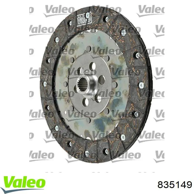 835149 VALEO Zestaw sprzęgła (3 części)