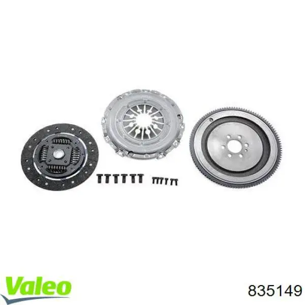 Zestaw sprzęgła (3 części) VALEO 835149 cena, od 405,94 USD