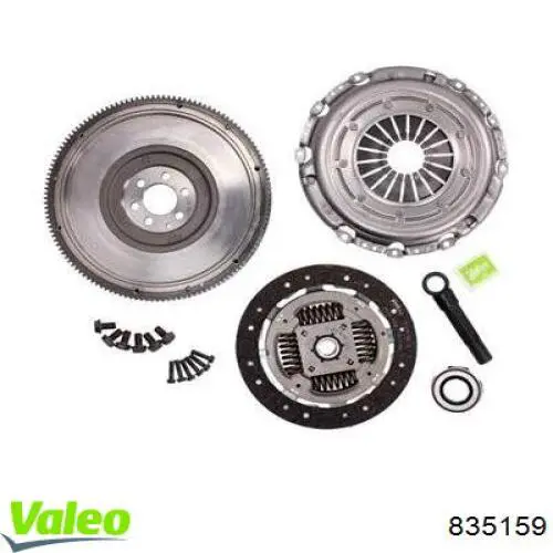 Zestaw sprzęgła (3 części) VALEO 835159 cena, od 321,98 USD