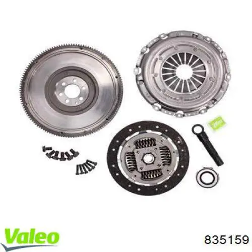 Do koszyka 835159 VALEO Zestaw sprzęgła (3 części)