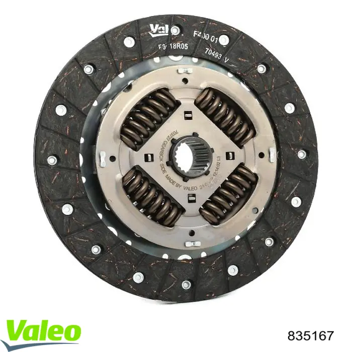 Zestaw sprzęgła (3 części) VALEO 835167 cena, od 468,99 USD