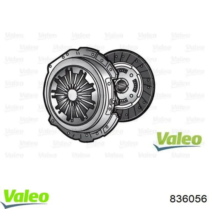 Zestaw sprzęgła (3 części) VALEO 836056 cena, od 406,46 USD