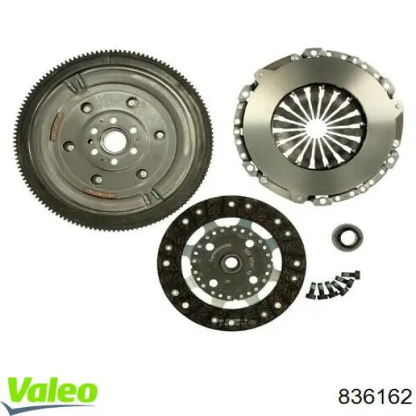 Zestaw sprzęgła (3 części) VALEO 836162 cena, od 385,86 USD
