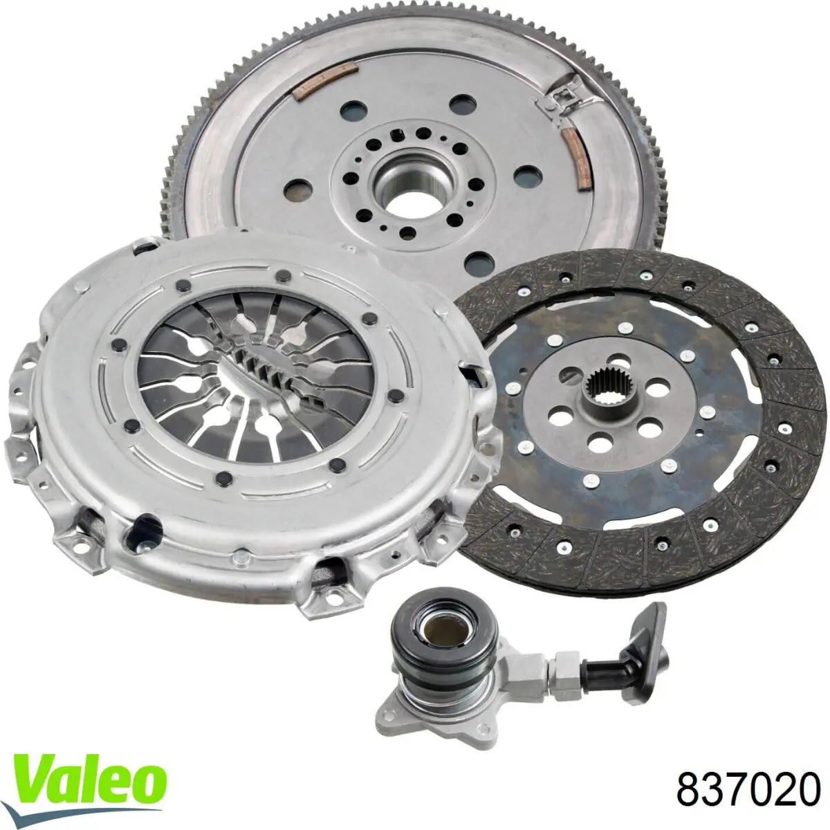 837020 VALEO Zestaw sprzęgła (3 części)