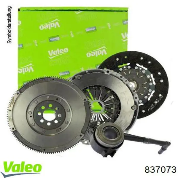 Do koszyka 837073 VALEO Zestaw sprzęgła (3 części)