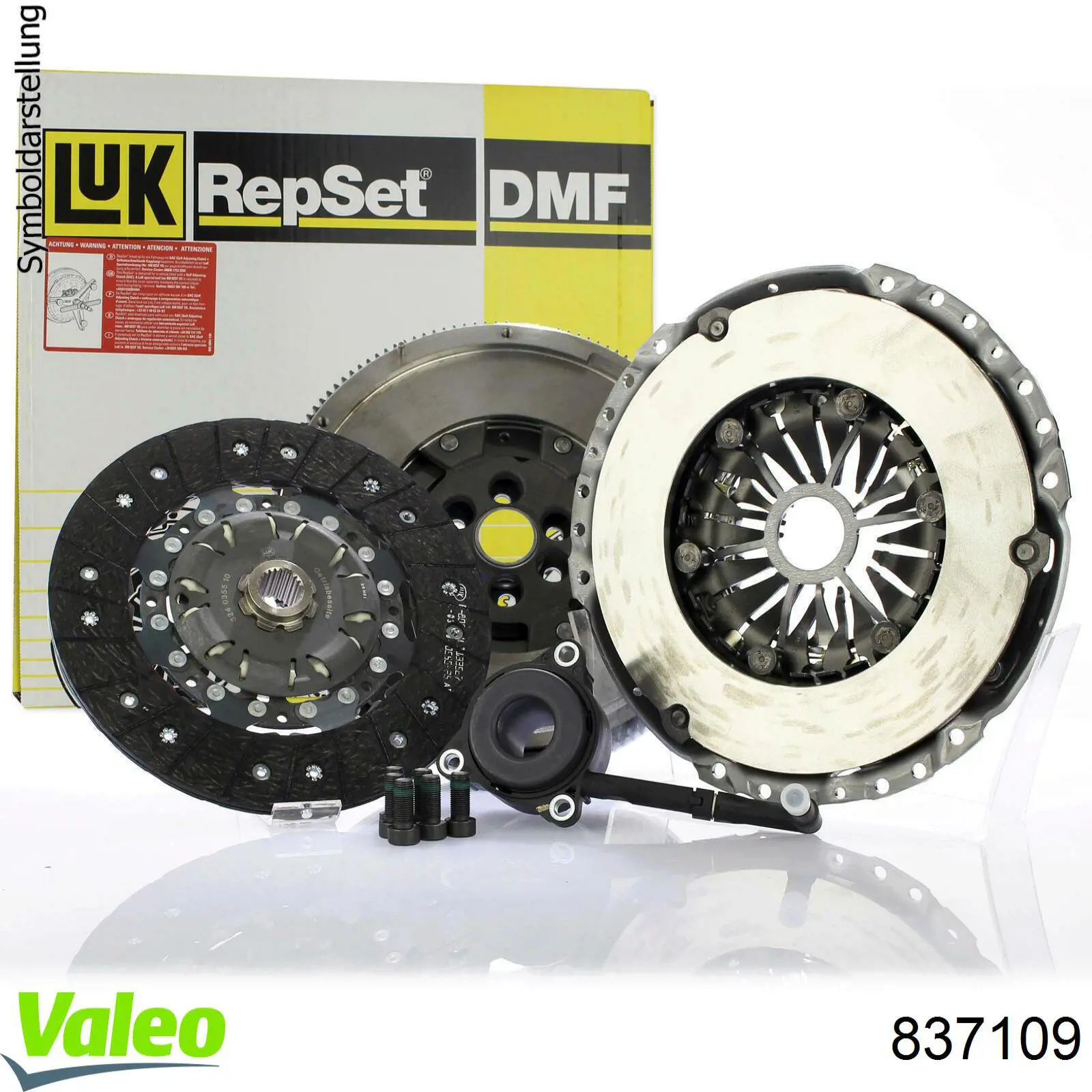 Zestaw sprzęgła (3 części) VALEO 837109 cena, od 370,36 USD