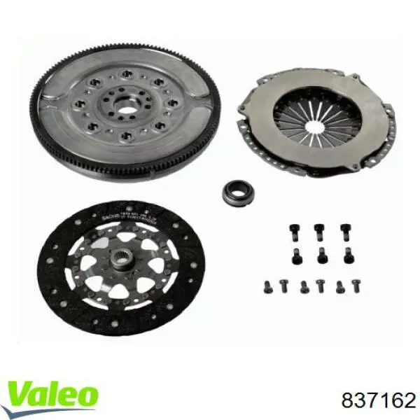 Zestaw sprzęgła (3 części) VALEO 837162 cena, od 430,21 USD
