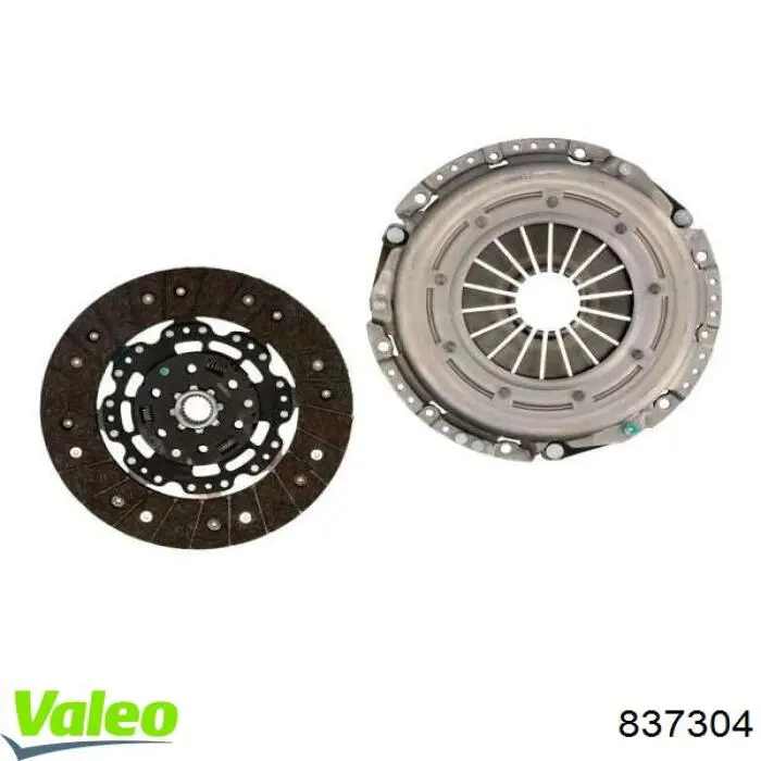 Do koszyka 837304 VALEO Zestaw sprzęgła (3 części)