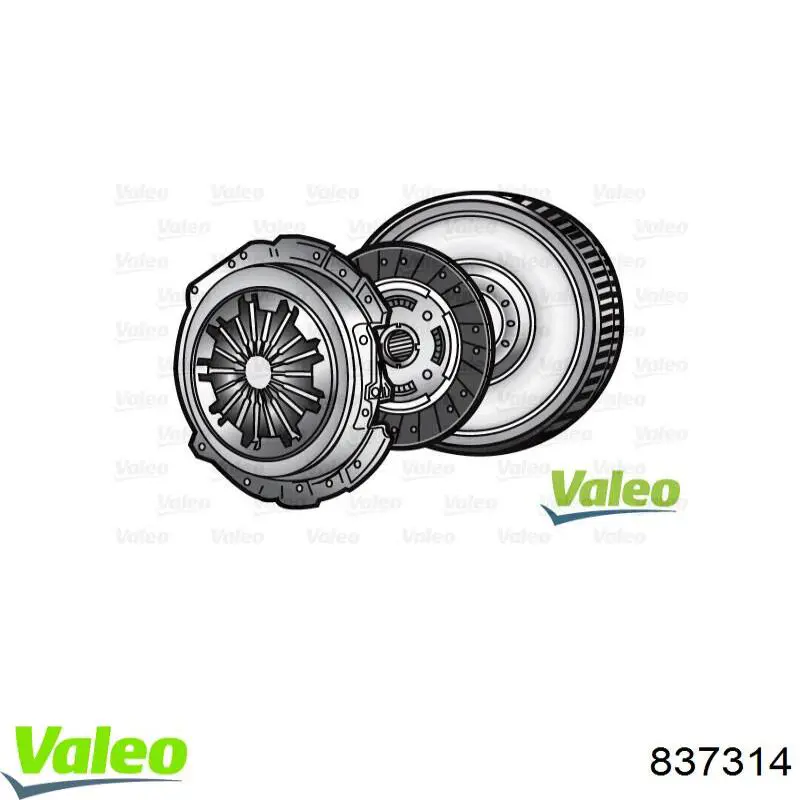 Zestaw sprzęgła (3 części) VALEO 837314 cena, od 847,91 USD