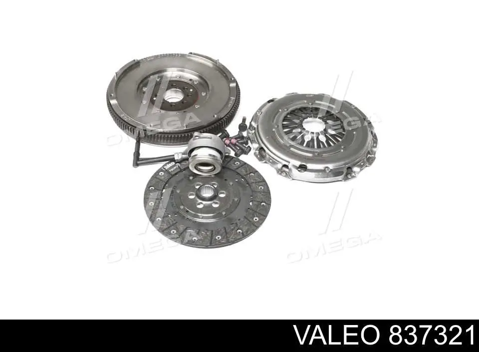 837321 VALEO Zestaw sprzęgła (3 części)