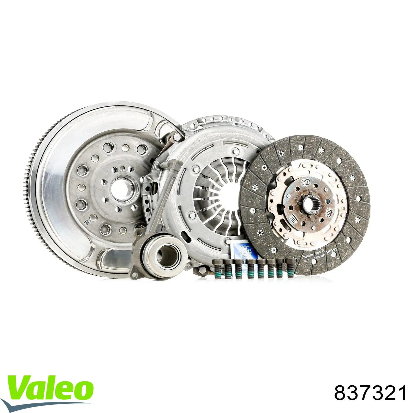 Do koszyka 837321 VALEO Zestaw sprzęgła (3 części)