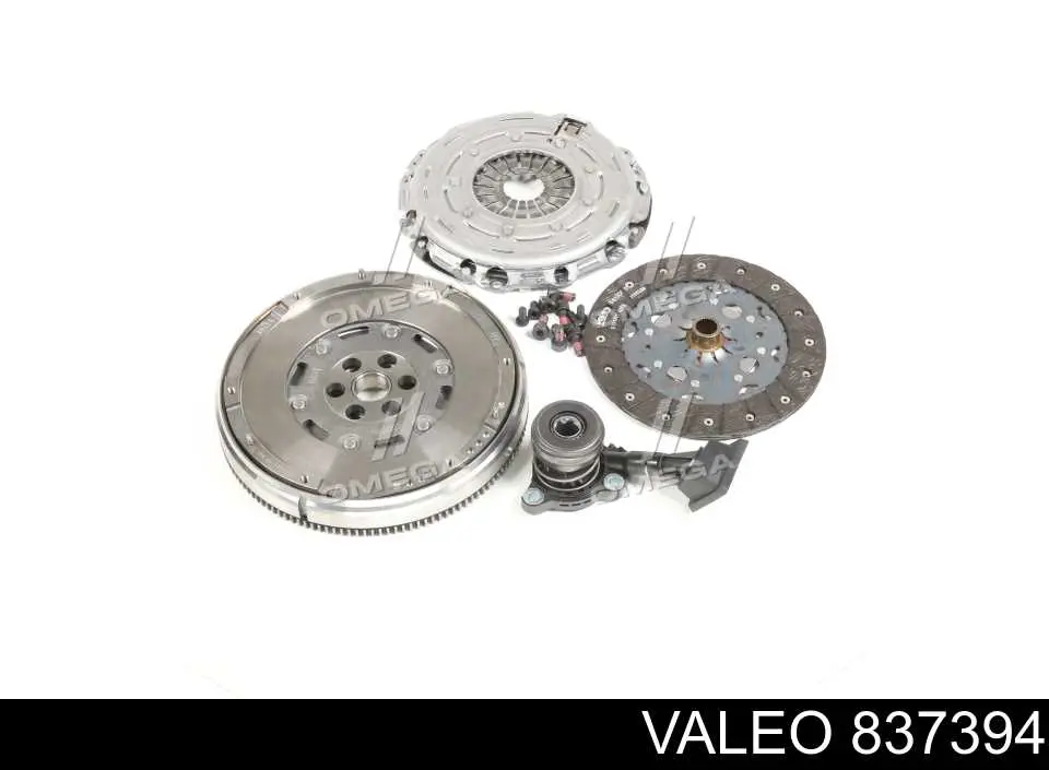 837394 VALEO Zestaw sprzęgła (3 części)