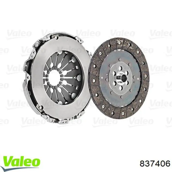 Zestaw sprzęgła (3 części) VALEO 837406 cena, od 283,92 USD