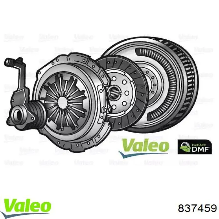 837459 VALEO Zestaw sprzęgła (3 części)