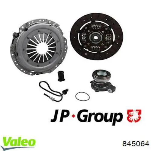 Zestaw sprzęgła (3 części) VALEO 845064 cena, od 415,44 USD