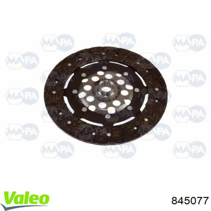 Do koszyka 845077 VALEO Zestaw sprzęgła (3 części)