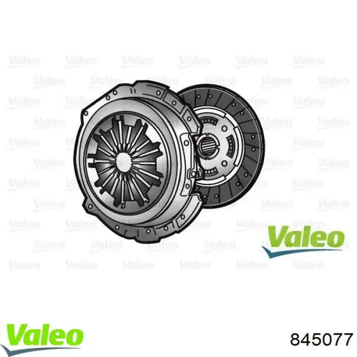 Zestaw sprzęgła (3 części) VALEO 845077 cena, od 502,65 USD