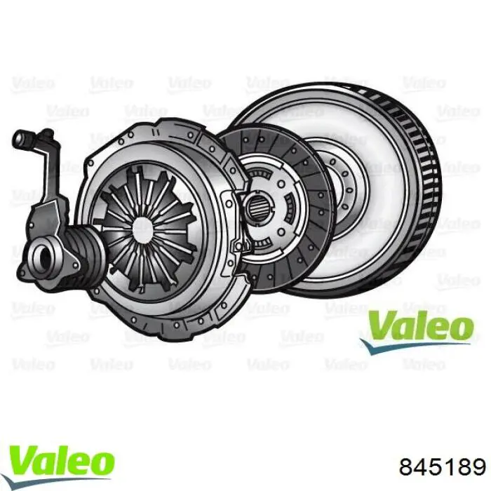 Zestaw sprzęgła (3 części) VALEO 845189 cena, od 445,11 USD