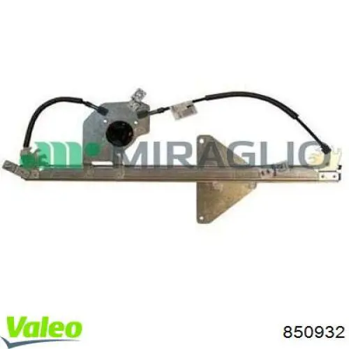 Mechanizm podnoszenia szyby drzwi przednich lewych VALEO 850932 cena, od 80,29 USD