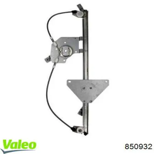 Do koszyka 850932 VALEO Mechanizm podnoszenia szyby drzwi przednich lewych