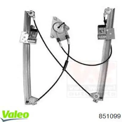 Do koszyka 851099 VALEO Mechanizm podnoszenia szyby drzwi przednich prawych