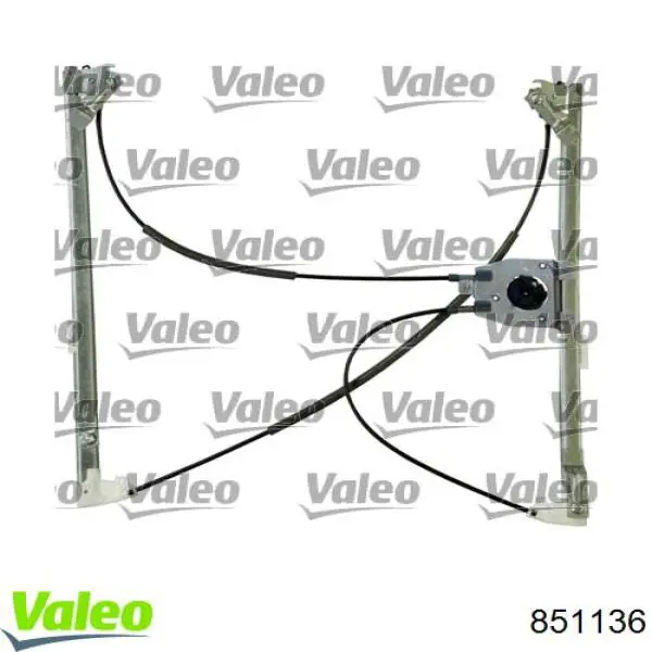 Mechanizm podnoszenia szyby drzwi przednich lewych 6052PSG1 Polcar