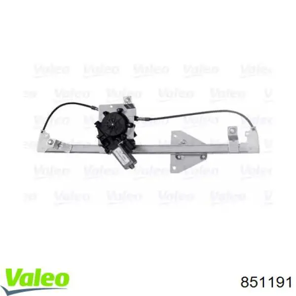 851191 VALEO Mechanizm podnoszenia szyby drzwi przednich prawych