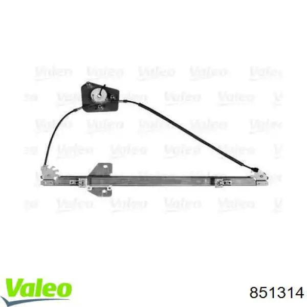 Mechanizm podnoszenia szyby drzwi przednich lewych 504335520 Iveco