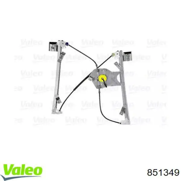 851349 VALEO Mechanizm podnoszenia szyby drzwi przednich prawych