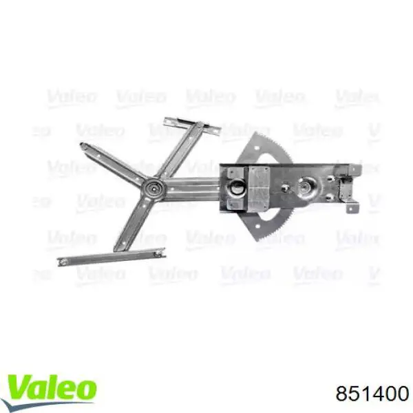 Mechanizm podnoszenia szyby drzwi przednich lewych VALEO 851400 cena, od 53,10 USD