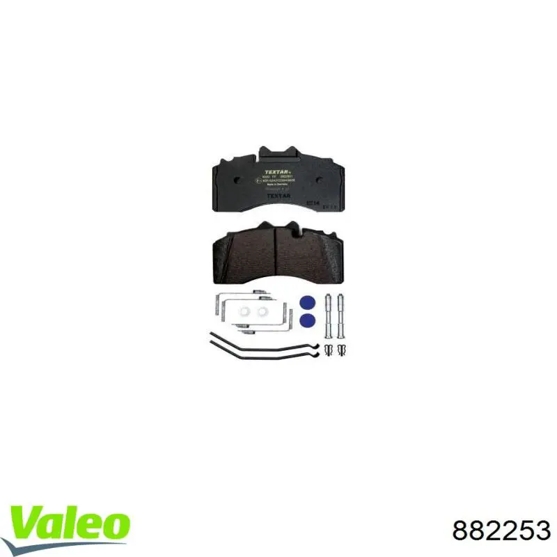 Okładziny (klocki) do hamulców tarczowych tylne VALEO 882253 cena, od 148,42 USD