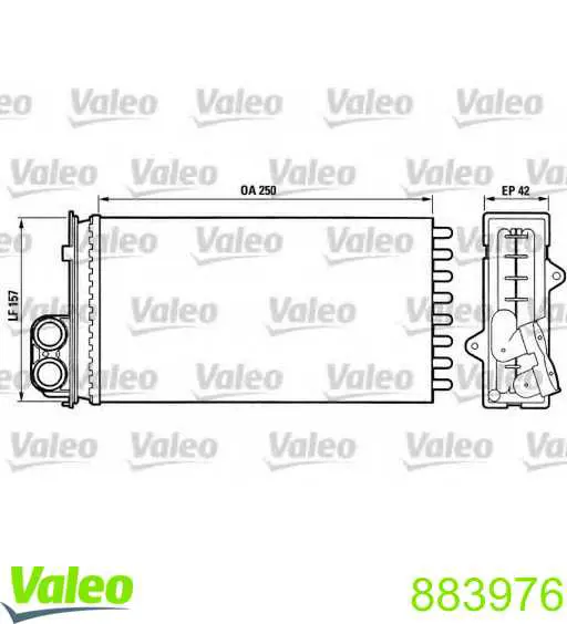 883976 VALEO Chłodnica nagrzewnicy (ogrzewacza)