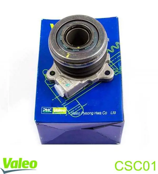 CSC-01 VALEO cylinder roboczy sprzęgła (wysprzęglik w komplecie z łożyskiem wyciskowym)