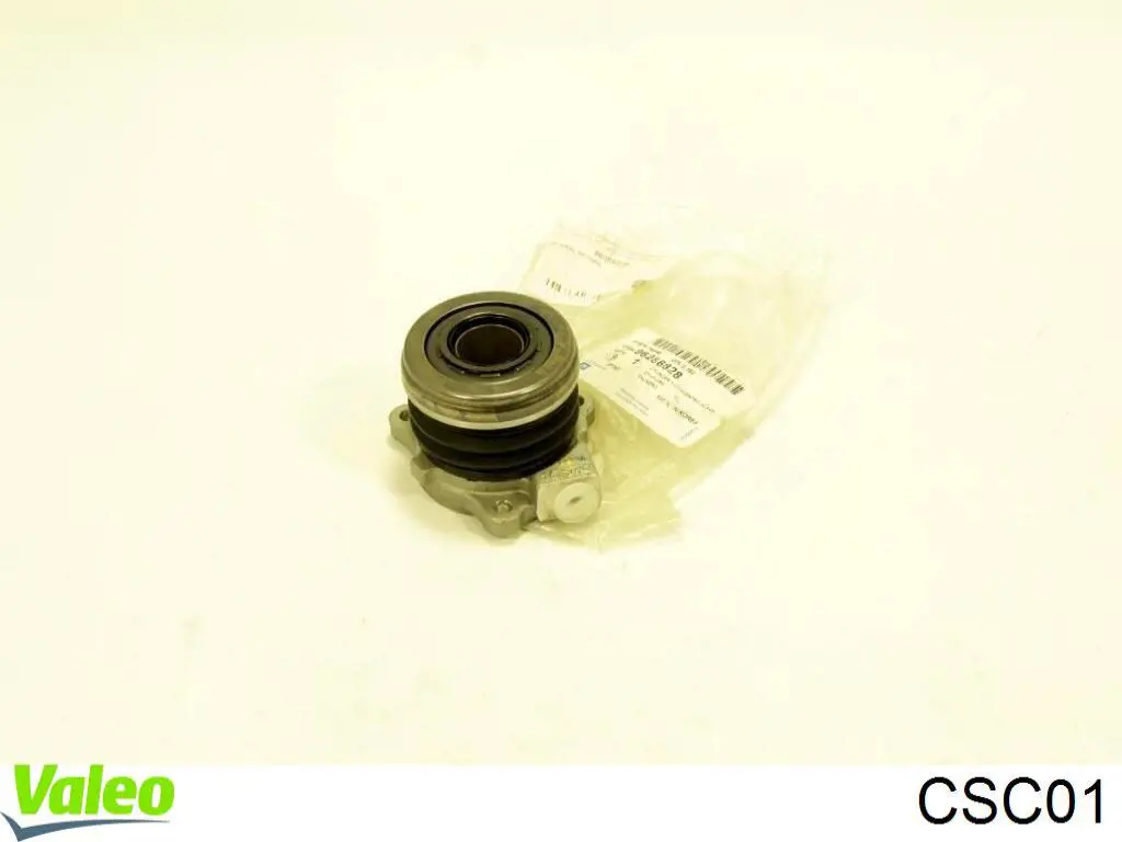 Cylinder roboczy sprzęgła (wysprzęglik) w komplecie z łożyskiem wyciskowym CSC01 VALEO