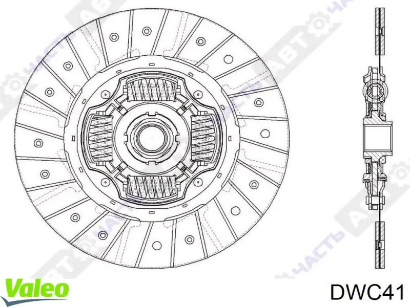 DWC41 VALEO Docisk sprzęgła