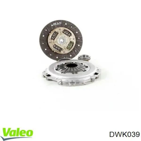 DWK039 VALEO Zestaw sprzęgła (3 części)