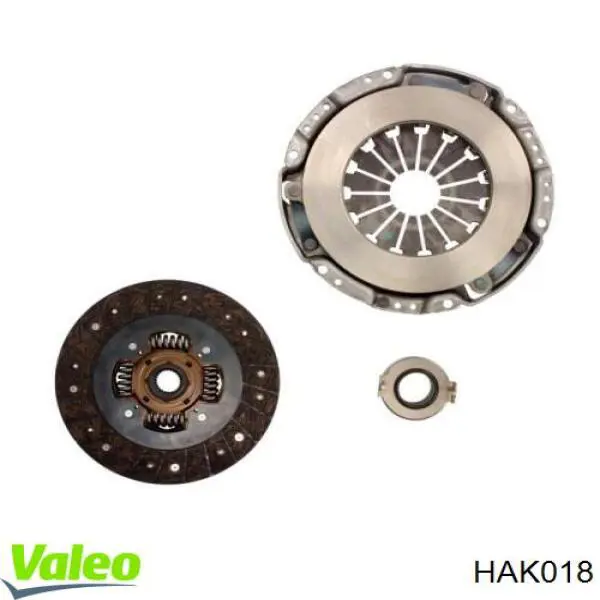 HAK018 VALEO Zestaw sprzęgła (3 części)