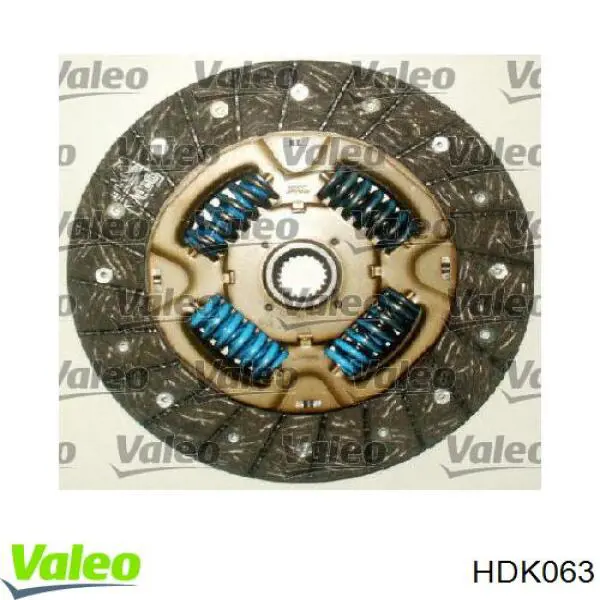 HDK063 VALEO Zestaw sprzęgła (3 części)