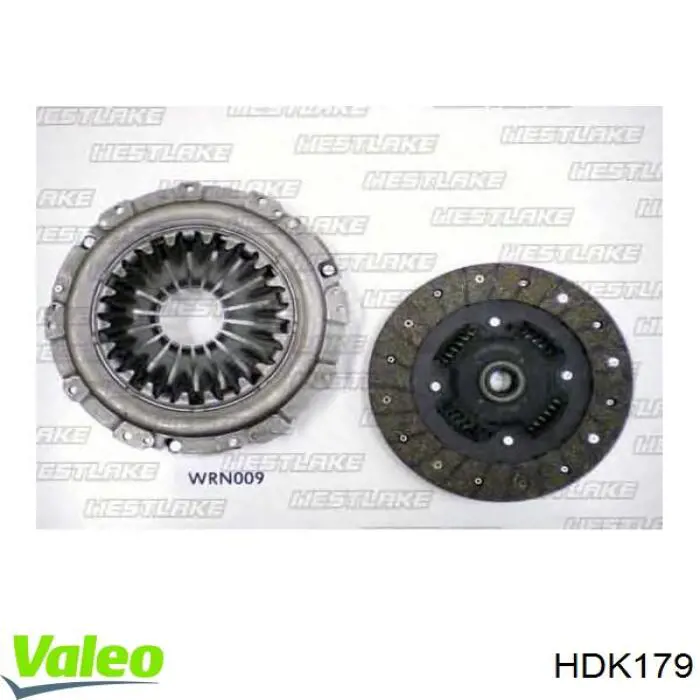 HDK179 VALEO Zestaw sprzęgła (3 części)