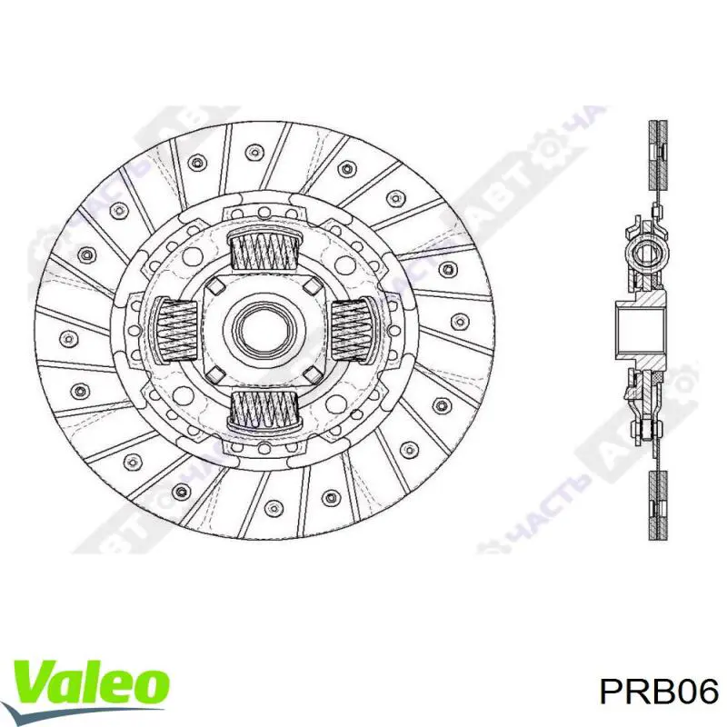 Do koszyka PRB06 VALEO Łożysko wyciskowe sprzęgła