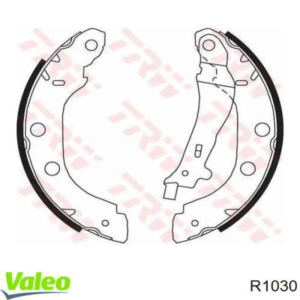 R1030 VALEO Tarcza hamulcowa przednia