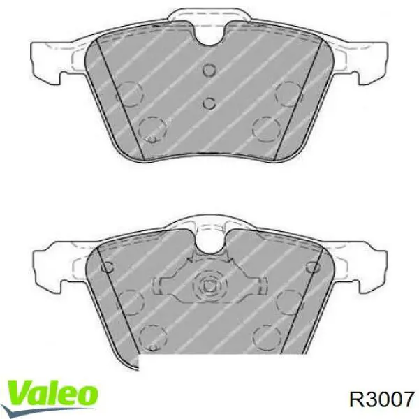 R3007 VALEO Tarcza hamulcowa przednia