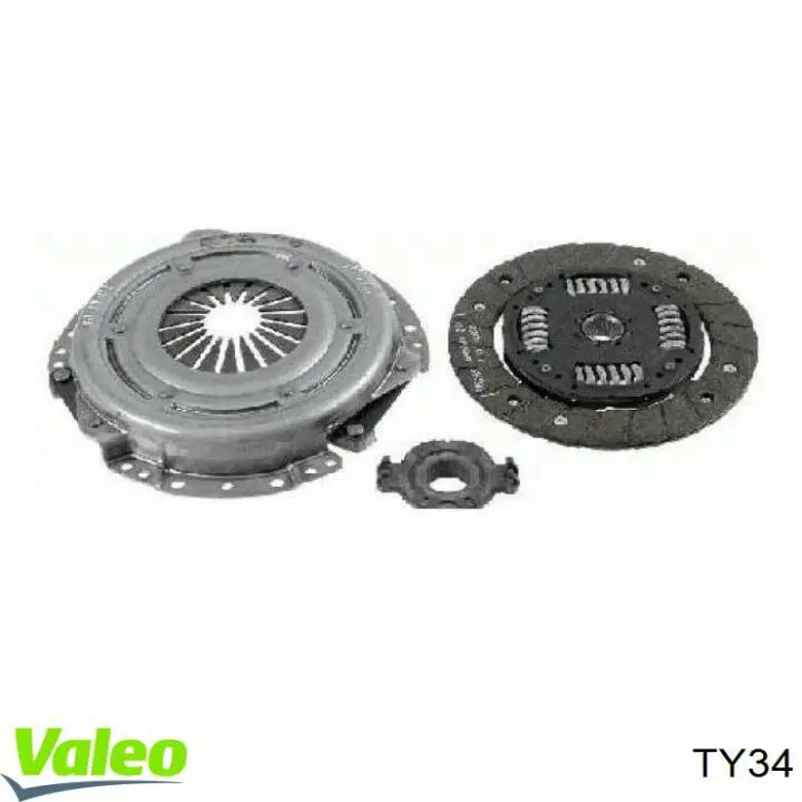 Tarcza sprzęgła VALEO TY34 cena, od 44,43 USD