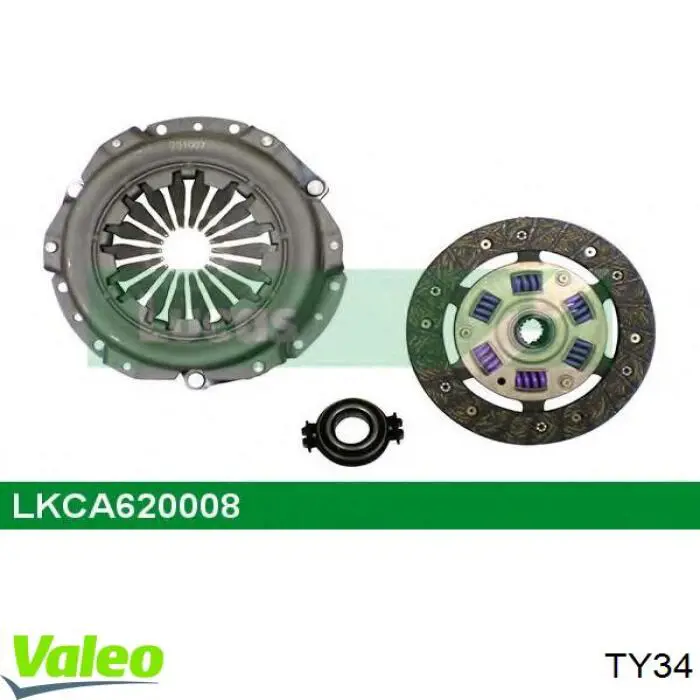 Tarcza sprzęgła TY34 VALEO