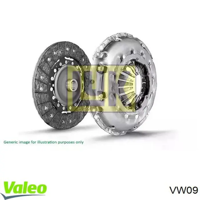 Tarcza sprzęgła VALEO VW09 cena, od 47,05 USD
