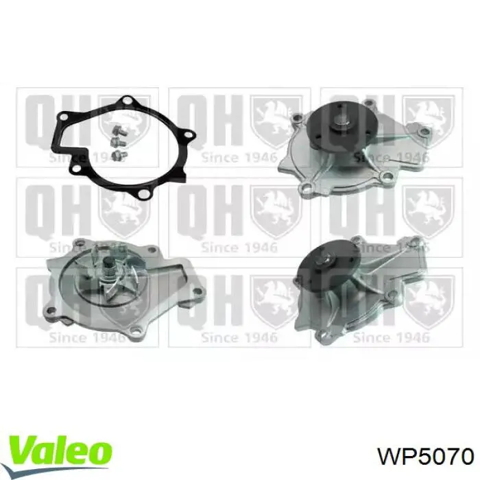 Pompa chłodząca wodna VALEO WP5070 cena, od 48,79 USD