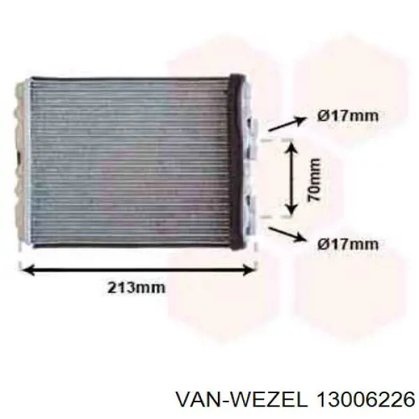 Chłodnica nagrzewnicy (ogrzewacza) Nissan/Infiniti 271400F001 cena, od 90,64 USD