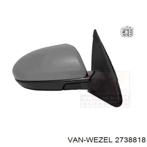 BBR36912ZM Mazda Lusterko wsteczne prawe