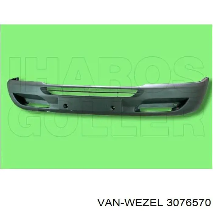 Zderzak przedni VAN Wezel 3076570 cena, od 106,08 USD